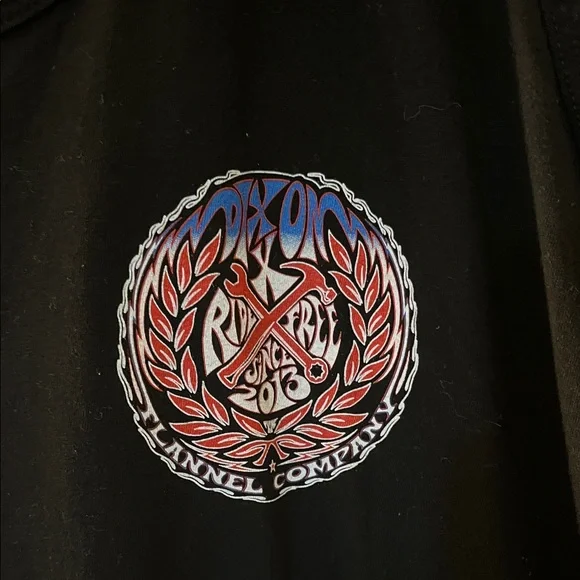 DIXXON Black Tank Top with Red Graphic - Picture 2 of 2